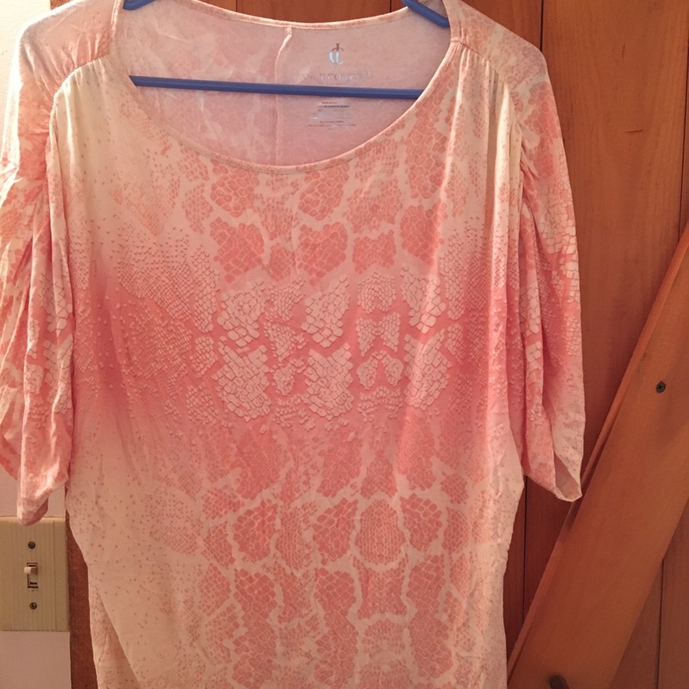 Juicy Couture Luxe Leisure Snakeskin Top